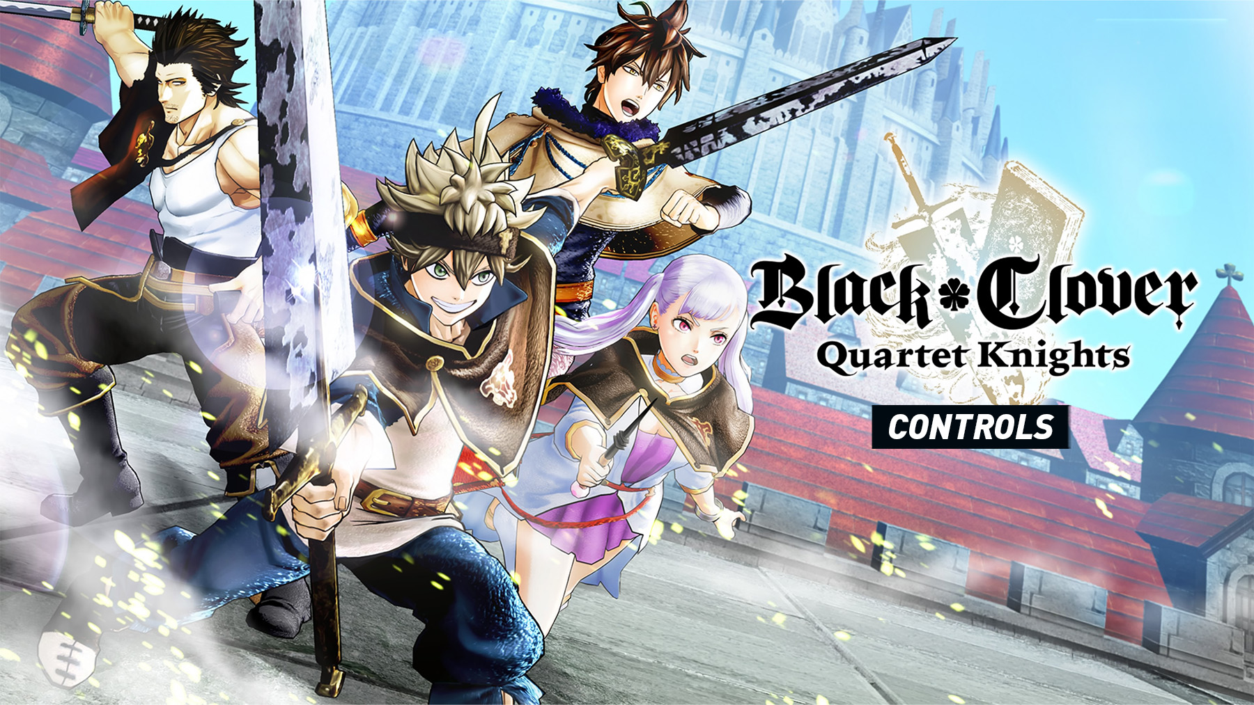 Black Clover Quartet Knights Controls