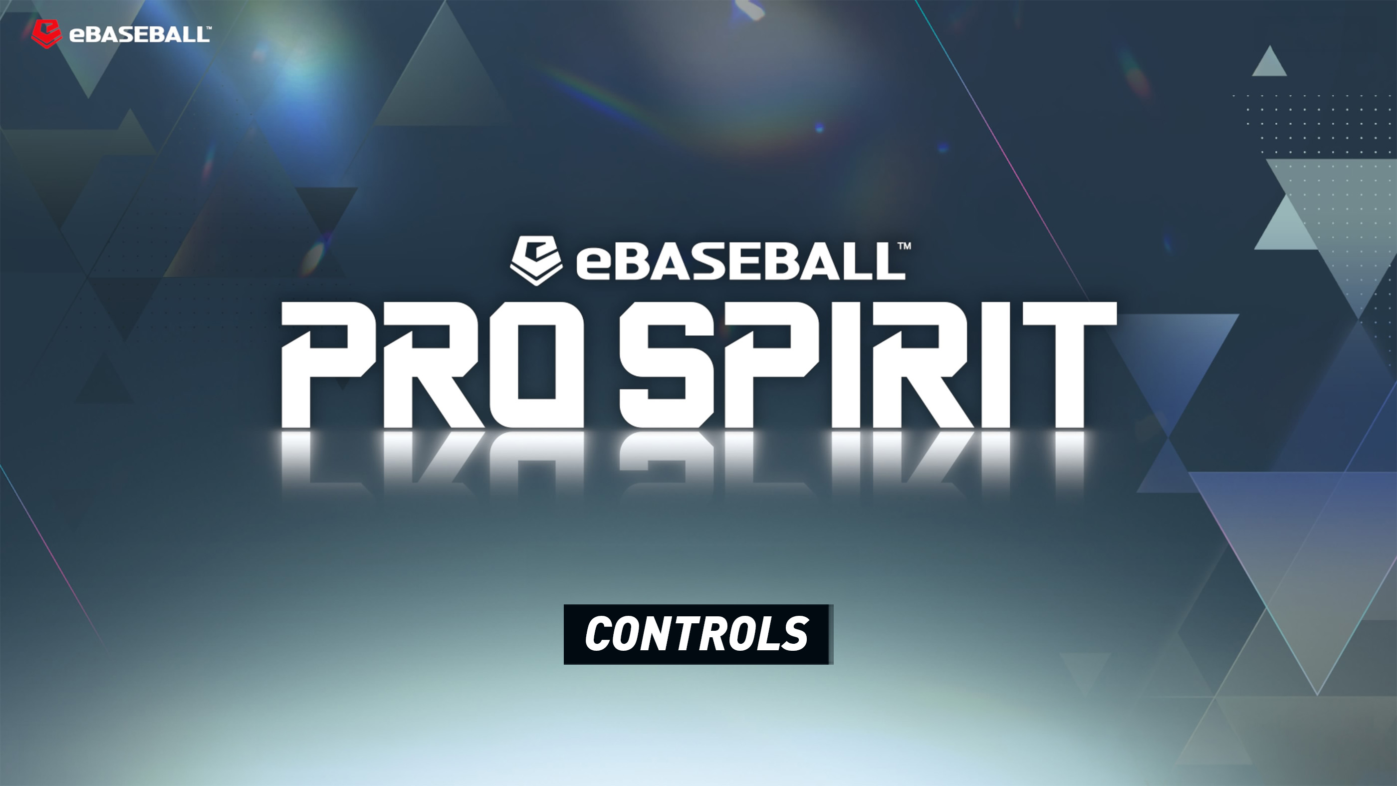 eBaseball PRO SPIRIT Controls Guide