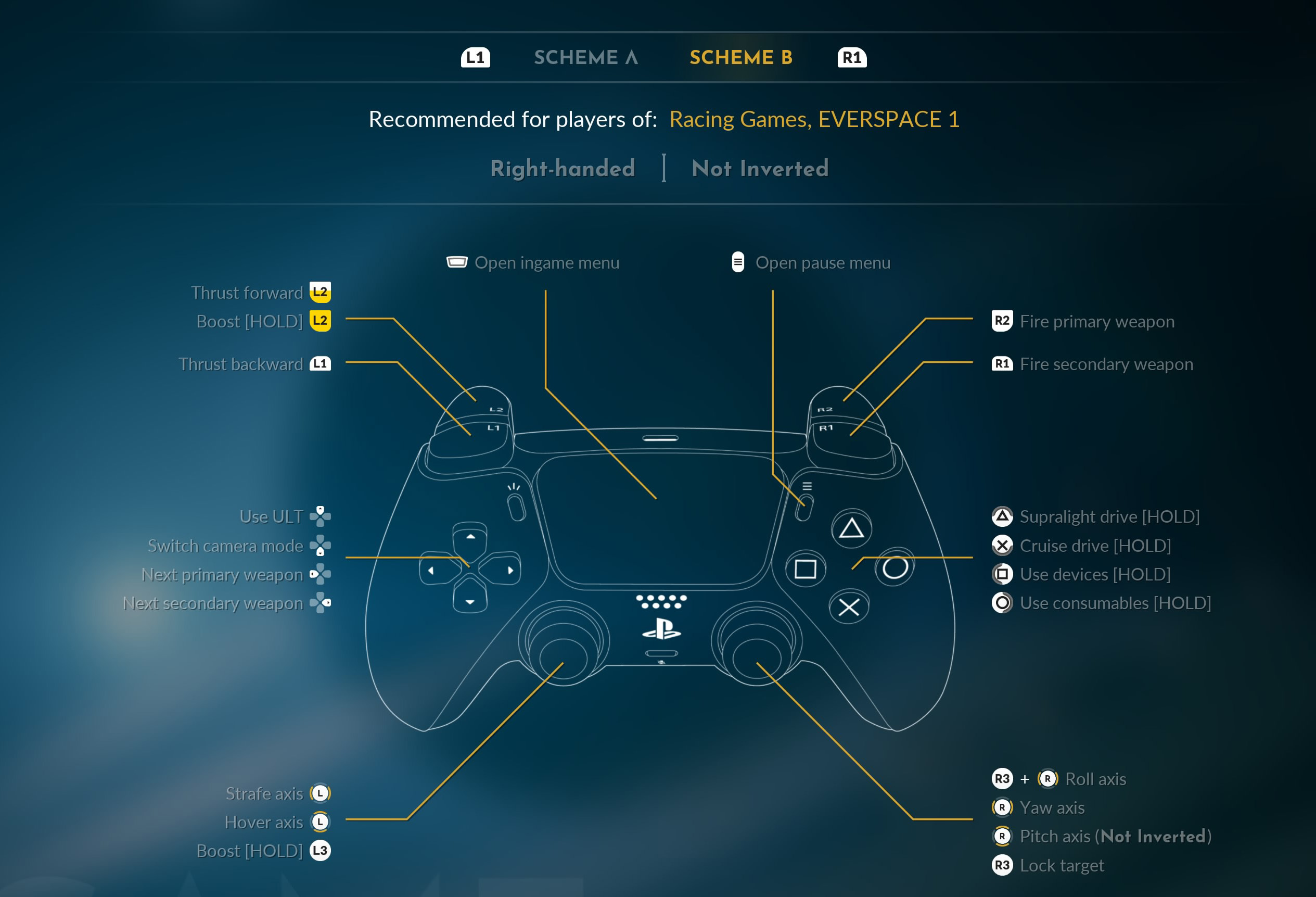 Everspace 2 Controls (Scheme B)