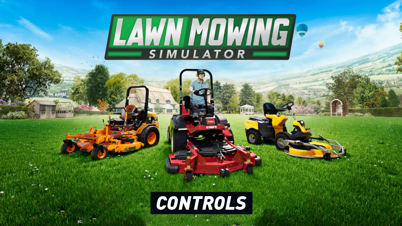 Lawn Mowing Simulator - Controls