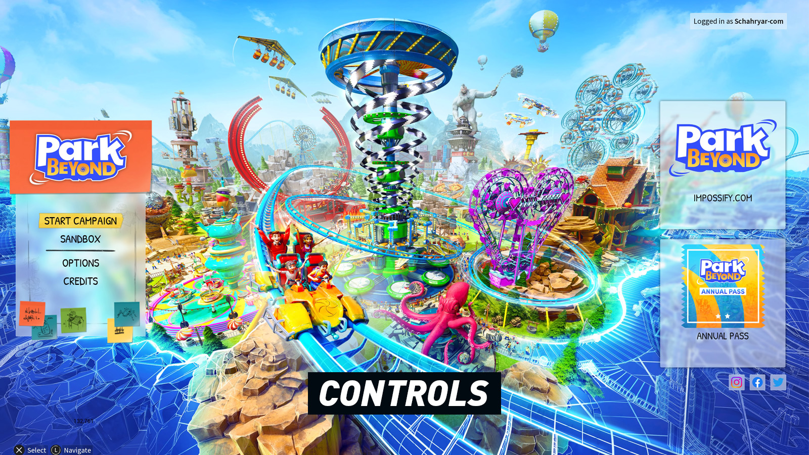 Park Beyond Controls