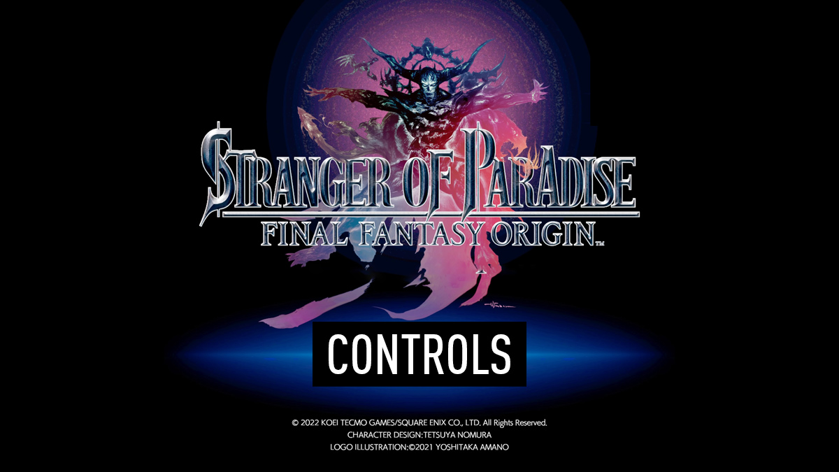 Stranger of Paradise: Final Fantasy Origin - Controls