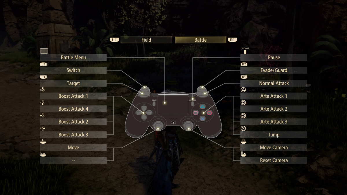 Tales of Arise Battle Controls