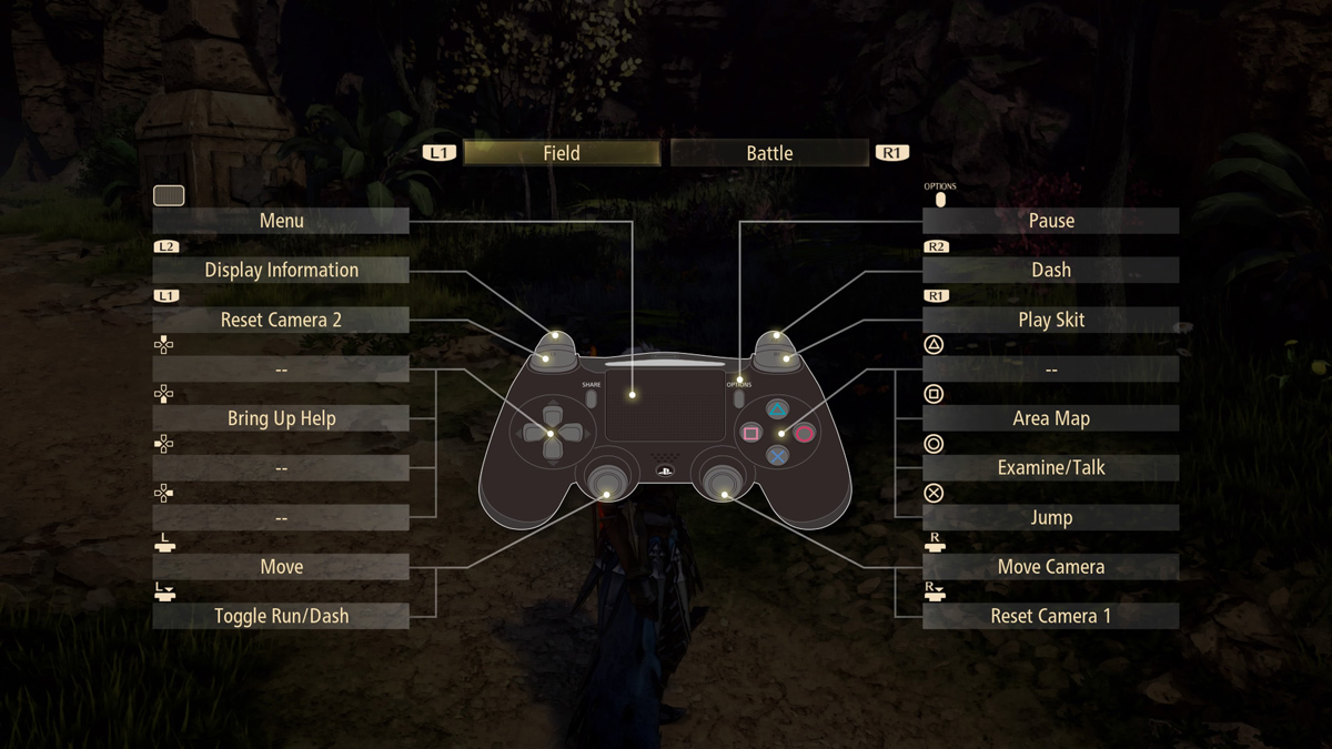 Tales of Arise Field Controls